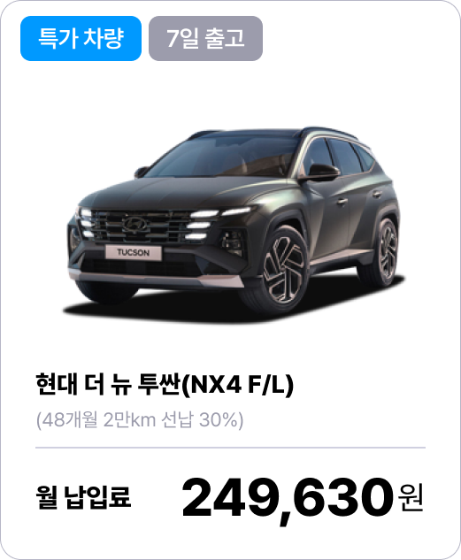 (11월특가) 현대 더 뉴 투싼의 이미지